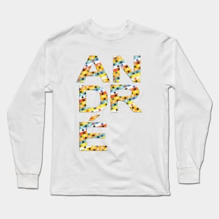 André, name, typography Long Sleeve T-Shirt